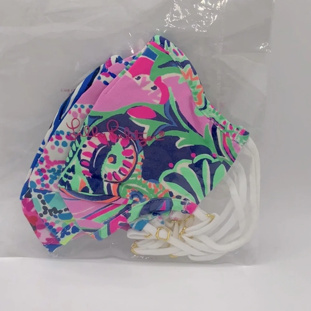 Lilly Pulitzer 3 pack Adult Face Masks
